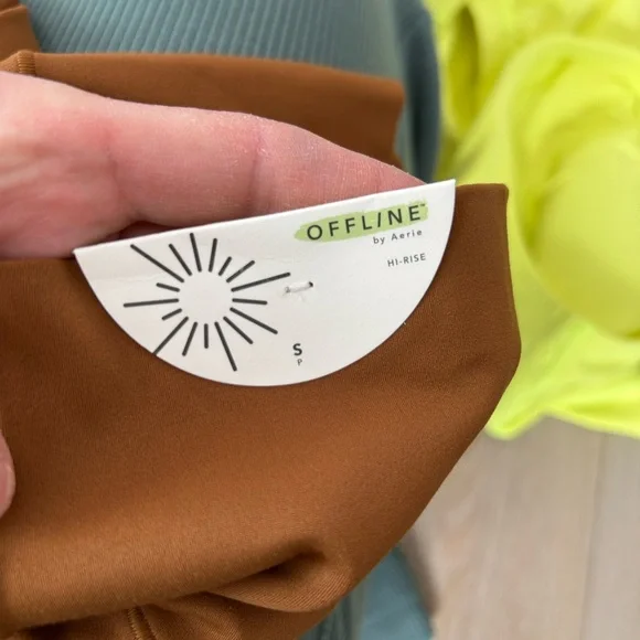 Aerie High-Waisted Tan Leggings - Picture 4 of 5